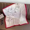 Pañuelo pequeño cuadrado de seda estilo chino para mujer, pañuelo para la cabeza para primavera, otoño y verano, para combinar con blusas, protector de cuello, estilo fino, adecuado para madres