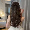 Mismo estilo que Li Qin Cadena trenzada de perlas para el cabello femenina Temperamento de网红 (influencer) 2023 Nuevo Tocado de alto nivel Accesorios para el cabello Cinta artefacto