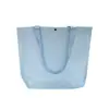 Bolsa tejida de alta gama, color liso, con cierre de broche oculto para tiendas de ropa, empaque de ropa para mujer, empaque de regalo al por mayor