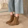Botines Huecos Transpirables Hermosos y Súper Populares para Mujer, Estilo Delgado de Verano, Adecuados para Usar con Faldas, Suela Suave, Cómodos, Sandalias de Nuevo Estilo a la Moda