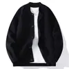 Suéter Cárdigan de Moda Redondo para Hombre Otoño/Invierno 2026, Tejido de Color Sólido, Chaqueta Cardigan Sencilla