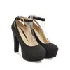 Zapatos de mujer talla grande 2026 primavera nuevo moda de comercio exterior tacón ultraligero tacón de plataforma correa de hebilla zapatos de vestir para mujer talla 32-43 comercio exterior
