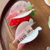 Pinza Creativa Nueva para el Cabello con Frutas Estilo Coreano, Pasador Lindo y Versátil, Pasador para la Parte Posterior de la Cabeza, Pinza para Cola de Caballo, Accesorio para el Cabello de Pinza de Tiburón