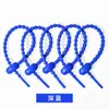 Cinta de silicona de color almacenamiento de cable de datos multifunción puede hacer repetidamente enrollador correa de gestión de cables de silicona llave de equipaje