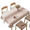 Toalha de Mesa Retangular, Impermeável, à Prova de Óleo, Toalha de Mesa Sem Lavagem, Resistente a Altas Temperaturas para Mesa de Centro, Luxo Leve, Sensação de Alta Qualidade, Jogo Americano de Novo Estilo