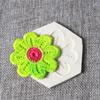 Flores Molde de Silicona Líquida de Flor Marco de Fotos de Rosa Hecho a Mano DIY Molde para Hornear Molde Decorativo Plegable para Pastel