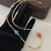 Collar de Ágata de Calabaza y Polvo de Sandía para Mujer 2025 Nuevo Cadena para Clavícula de Piedra Natural con Cuentas Collar de Lujo Ligero de Alta Gama