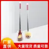 Cepillo para inodoro cabeza cuadrada cabeza redonda acero inoxidable grueso cepillo para inodoro doméstico mango colorido cepillo de limpieza extendido multiusos al por mayor