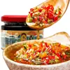 Molho de Pimenta Colorida Picante da Fazenda de Sichuan, Tempero Super Picante para Arroz e Macarrão, Molho Duplo de Pimenta com Pimenta Picada e Alho de Guizhou
