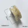 Roda de Polia com Rolamento de Nylon em U Roda de Trilho Guia de Cabo de Aço Roda de Polia de Nylon Rolo Ranhurado Roda de Plástico Roda Guia