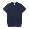 Playera de Algodón Pesado para Hombre 270g para Hombre y Mujer Color Sólido Manga Corta Pareja Holgada Transpirable Media Manga Casual Camiseta Lisa