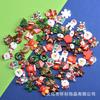 Parche de resina navideño, material de bricolaje, crema de pegamento, funda para teléfono móvil, horquilla, joyería, decoración, copo de nieve, manual, pegamento, accesorios