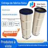 Planta siderúrgica processável conversão direta dessulfuração remoção de pó cartucho de filtro importado fibra de poliéster material de dimensão fornecedor fabricante