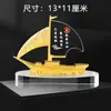 Adorno de velero de navegación tranquila decoración de oficina portalápices escritorio inauguración de casa de empresa modelo de barco viaje