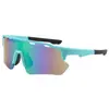 Gafas de Ciclismo Deportivo Transfronterizas, Gafas de Sol Deportivas al Aire Libre de una Pieza Huecas de Colores a Prueba de Viento y Arena, Gafas para Montañismo al Aire Libre