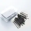 Pasador Negro Usado por Maquilladores de Estudio, Pinza para el Cabello Sencilla para Peinado, Fotografía y Recogidos