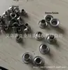 Ilhós de Alumínio 3mm/4mm/5mm, Ilhós de Alumínio Preto Natural, Ilhós para Bolsas de Documentos, Ilhós para Sapatos