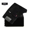 Pantalones de pana para hombre con forro polar, pantalones casuales para hombre, otoño e invierno, holgados, rectos, engrosados, ajustados, pantalones cálidos
