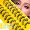 Fornecimento Transfronteiriço de Cílios Postiços, Estilo Russian Curl, Cílios Postiços Estilo Europeu e Americano, Cílios Espessos e Curvados Estilo Fox, Atacado de Fábrica