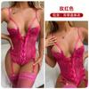 Perspectiva de renda macacão spot juventude lace-up oco meias de seda escondida fivela sexy lingerie amazon comércio exterior
