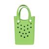 Bolso de Agujeros de Eva Dopamina Estilo Coreano, Accesorio DIY, Bolso de Mano de Moda, Bolso de Playa para Niña