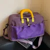Bolsa de viaje de gran capacidad para viajes cortos para mujer, bolso de mano expandible ligero, bolsa para deportes y fitness, bolsa de viaje, bolsa de equipaje portátil