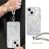 Adecuado para funda de teléfono móvil Apple 16 Iphone17Promax Color Puro Hilo de Plumas Soporte 13 Estilo de Alta Gama 15 Nuevo Modelo para Mujer 14