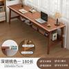 Mesa longa Mesa estreita inclinada para parede Mesa retangular Mesa dupla Home Computer Desk Bancada de perna de madeira maciça