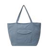 Bolsa de Tela de Algodón Color Sólido Fresca Estilo Japonés Bolso de Hombro Casual Bolsa de Maquillaje Tela de Toalla Bolsa de Maquillaje Bolsa Tote