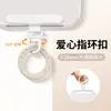 Gancho de hebilla de anillo para cordón de teléfono móvil, anillo de honda, almohadilla giratoria de acero inoxidable, gancho accesorio DIY de alta gama