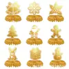 Comercio Exterior Transfronterizo Productos Nuevos Artículos para Fiestas Decoraciones para Fiestas Navideñas Mesa Decoraciones de Panal Navideñas Arreglo