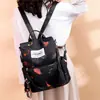 Mochila Bolso de Viaje para Mujer Doble Propósito Tela Oxford Mochila Casual para Mujer Se Puede Sustituir por Etiquetado Fábrica Una Pieza Dropshipping