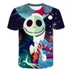 Camiseta Divertida de Verão Transfronteiriça Cerveja Impressão Digital 3D Roupa de Rua Moda Casual Masculina e Feminina Camiseta de Manga Curta