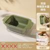 Cesta Retráctil de Doble Capa para Lavar Verduras Fregadero de Cocina para Frutas y Verduras Cesta de Plástico Casera con Filtro de Agua