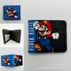 Bolsa para Monedas Super Mary Mario Bros Mario Estudiante Hombres y Mujeres Billetera Plegable de Cuero PU Porta Tarjetas