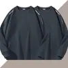 Moletom Masculino com Gola Redonda Estampado, Novo Pulôver de Manga Longa Solto e Grosso para Primavera e Outono, Camisa Básica Versátil da Moda para Homens Modernos