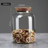 Frasco de Almacenamiento para Cáscara de Mandarina, Frasco Sellado de Vidrio, Botella de Almacenamiento para Cáscara de Mandarina, Frasco para Té, Frasco para Fruta Seca, Frasco de Vidrio