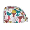 Gorro de Cocina de Algodón Puro para Mujer, Resistente al Humo de Aceite de Cocina, Gorro de Chef para Catering, a Prueba de Polvo, Evita que el Cabello Caiga, Gorro de Trabajo para Enfermera de Quirófano