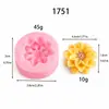 Dalia Rosa Margarita Forma de Flor Aromaterapia Yeso Cera Vela Hecho a Mano Molde de Silicona 1751