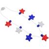 Colar direto da fábrica Lyster para o Dia Nacional adereços de torcida colar luminoso de estrela de cinco pontas com 7 LEDs