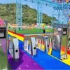 Sistema de Portão com Reconhecimento Facial para Atrações Turísticas, Centros de Lazer Modernos, Portão de Controle de Acesso por Código QR, Sistema de Portão à Prova d'Água para Verificação de Ingressos por Código QR em Parques de Diversão