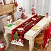 Nuevo Mantel Transfronterizo Bandera de Mesa Navideña Fiesta Familiar Decoración de Mesa Mantel Bandera de Mesa Amazon Venta al por Mayor