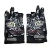 Guantes de pesca de tres dedos, guantes de señuelo para ciclismo, guantes para deportes al aire libre, guantes transpirables de medio dedo, accesorios para equipo de pesca
