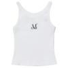 Ins Novo Verão e Outono Estilo Boate Europeu e Americano Carta Bordado Slim-fit Slimming High Street Fashion Colete Feminino Sem Mangas