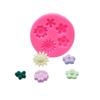 Set de Combinación de Flores para Postre de Té de la Tarde Molde de Silicona Fondant Pastel Decoración de Chocolate Molde para Jabón Hecho a Mano En Stock