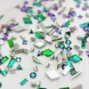 Cristal Austríaco Imitação Esmeralda Base Plana Chanfrada Diamante para Nail Art Huazi 1:1 Joia para Unhas Artísticas de Alta Qualidade com Formato Especial