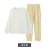 Pijama para Mulheres, Calça de Manga Longa para Primavera e Outono, Tamanho Grande Inverno Veludo Quente Conjunto de Roupas para Casa de Maternidade, Simples e Casual