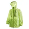 Roupa de Proteção Solar Leve Estilo Americano para Verão Feminino, Cintura Elástica, Design com Cordão Lateral, Jaqueta Solta de Manga Longa, Novo Produto