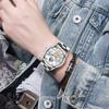Reloj Nuevo Marca Aiershi, Esqueleto No Mecánico Personalizado Luminoso Impermeable Multifuncional para Hombre -1825