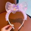 Diadema para el cabello de niños Lindo Dibujo Animado Sanrio Tocado Lazo Exquisito Lentejuelas Súper Lindas Orejas Grandes Accesorios para el Cabello de Niñas